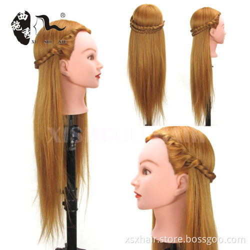 Wholesale hair training head mannequin head with training wig